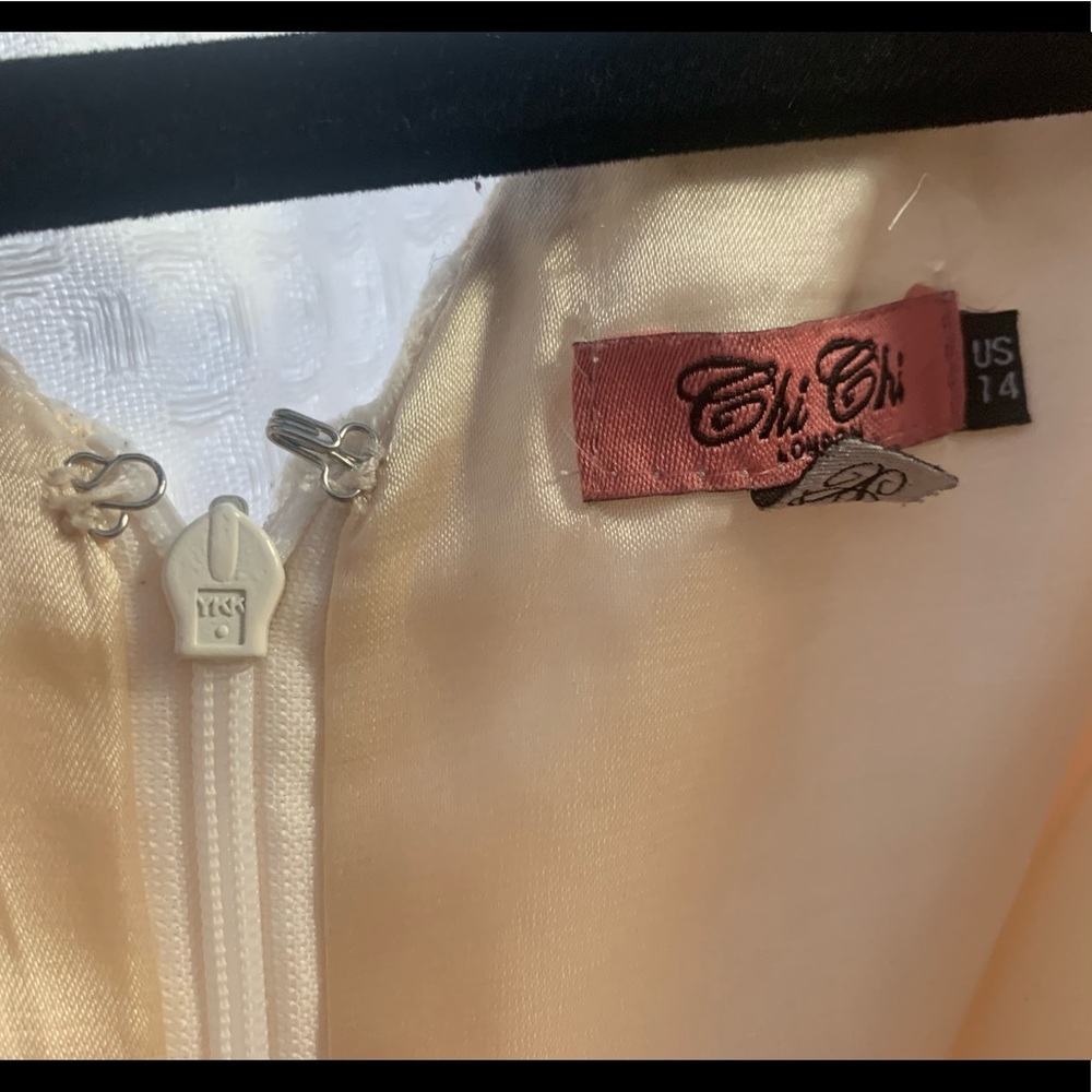 Chi Chi London Cream Color bridesmaid dress - Picture 3 of 4